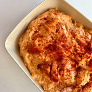 Warmgerookte zalmsalade