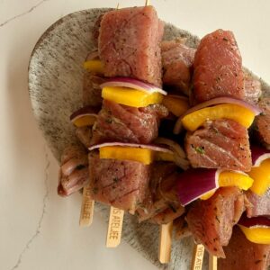 Gemarineerde tonijnbrochette